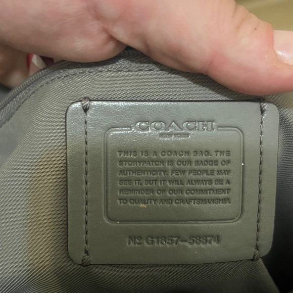 Coach Prairie Satchel Gray Pebbled Leather w/ Gunmetal Tone Hardware - Picture 3 of 8